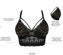 Load image into Gallery viewer, Mia P5951 Non-wire bralette / Black