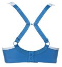 Load image into Gallery viewer, Pauline Sports Bra - Blue Silver