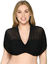 Load image into Gallery viewer, Wrapsody Bandeau Bikini Top Black