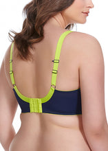Load image into Gallery viewer, Energise EL8041 Sports Bra with J-Hook (Navy)