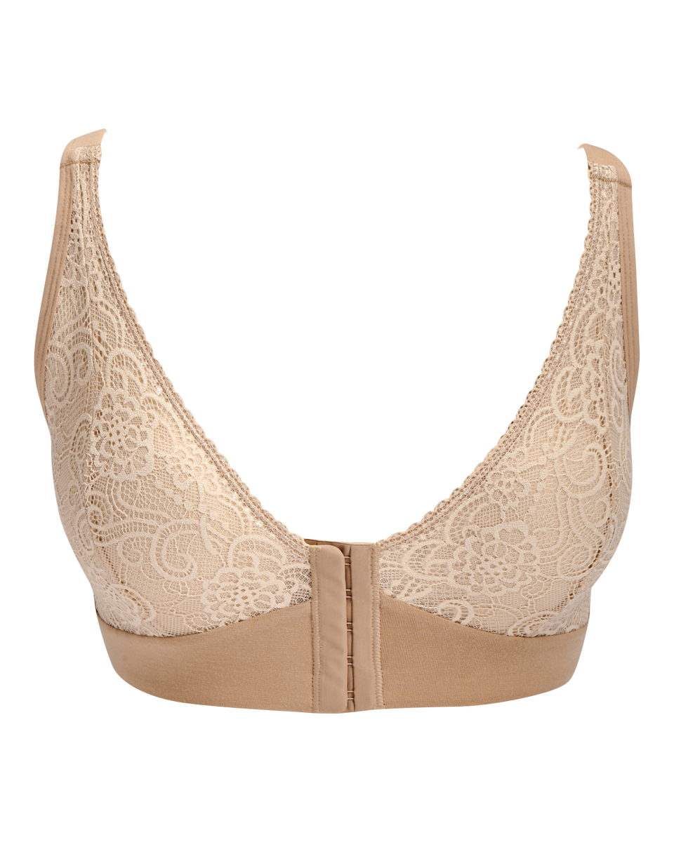 Curvy Post-Surgical Front Closure Bralette