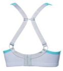 Load image into Gallery viewer, Pauline Sports Bra - Silver Teal