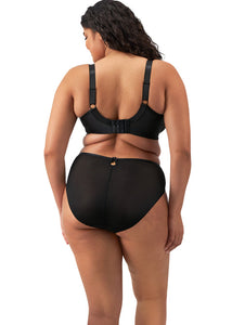 Teagan High Leg Brief EL302653 Black/Almond