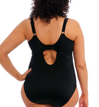 Load image into Gallery viewer, ES7280 Plain Sailing Non-Wire Plunge One Piece  - Black
