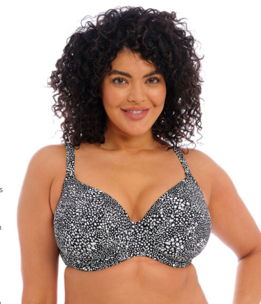 Pebble Cove ES801102 UW Plunge Top - Black