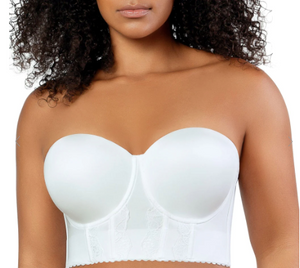 Elissa P50116 Full Bust Strapless Longline / Black