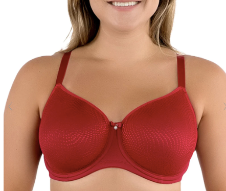 Pearl P60921 Non-Padded Seamless Bra / Red