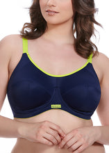 Load image into Gallery viewer, Energise EL8041 Sports Bra with J-Hook (Navy)
