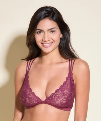 Never Say Never Tie Me Down Curvy Strappy Bralette NEVER1329