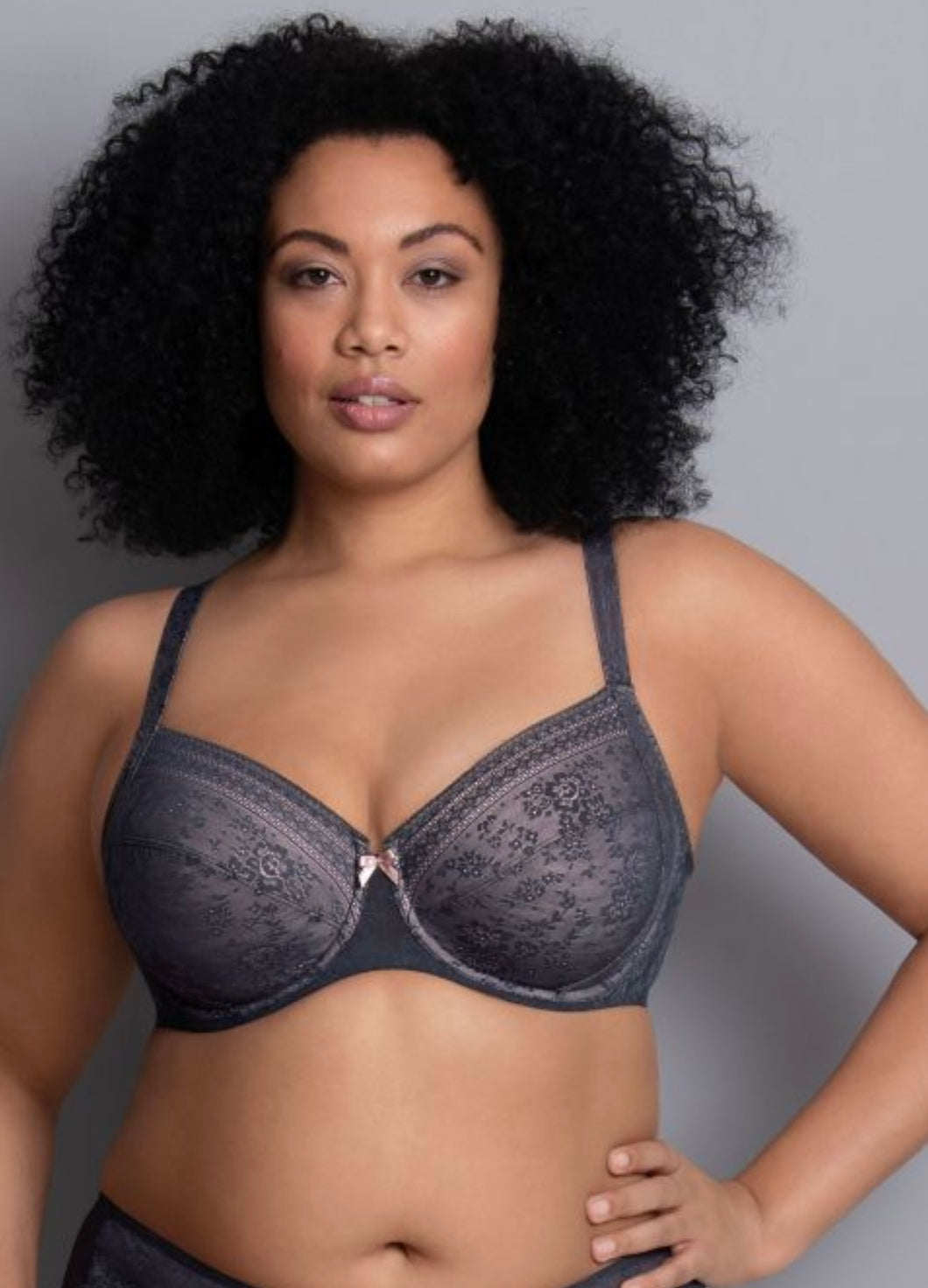 Fleur-5653 Underwire Bra - Anthracite – The Full Cup