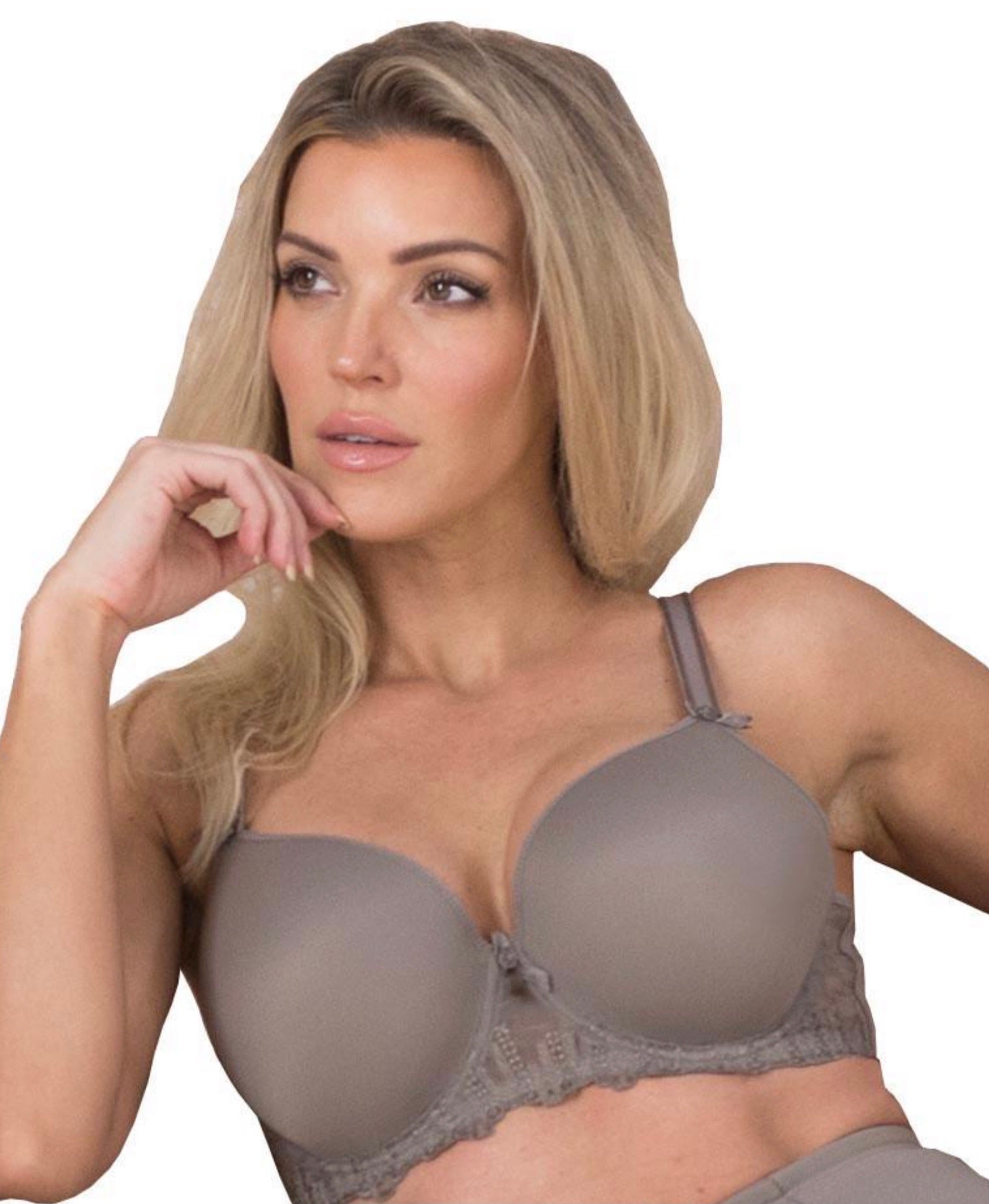 Elise Molded B1812- Dark Taupe – The Full Cup